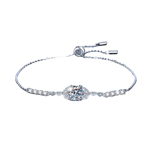 1ct Moissanite S925 Sterling Silver Bracelet - Mozayn Jewelry