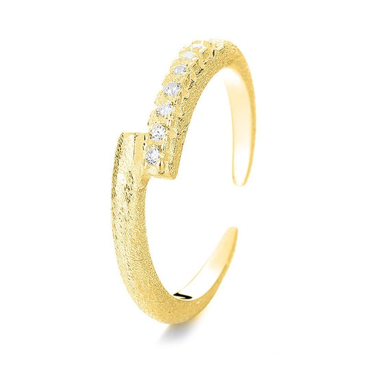 S925 Sterling Silver Cross Star Rail Ring - Mozayn Jewelry