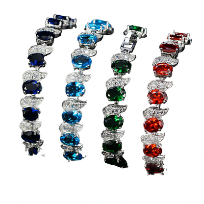 Angel Wings And Gem Bracelet - Mozayn Jewelry