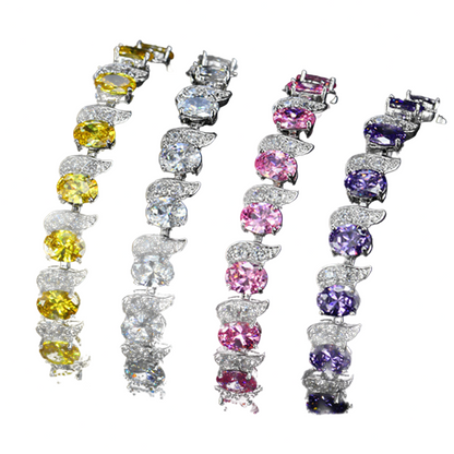Angel Wings And Gem Bracelet - Mozayn Jewelry