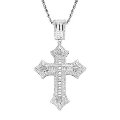 Cross Diamonds Pendant - Mozayn Jewelry
