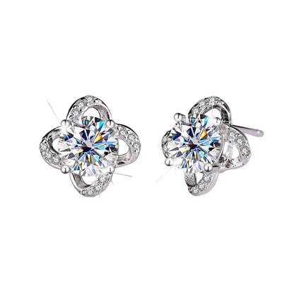 Earring Graceful Moissanite - Mozayn Jewelry