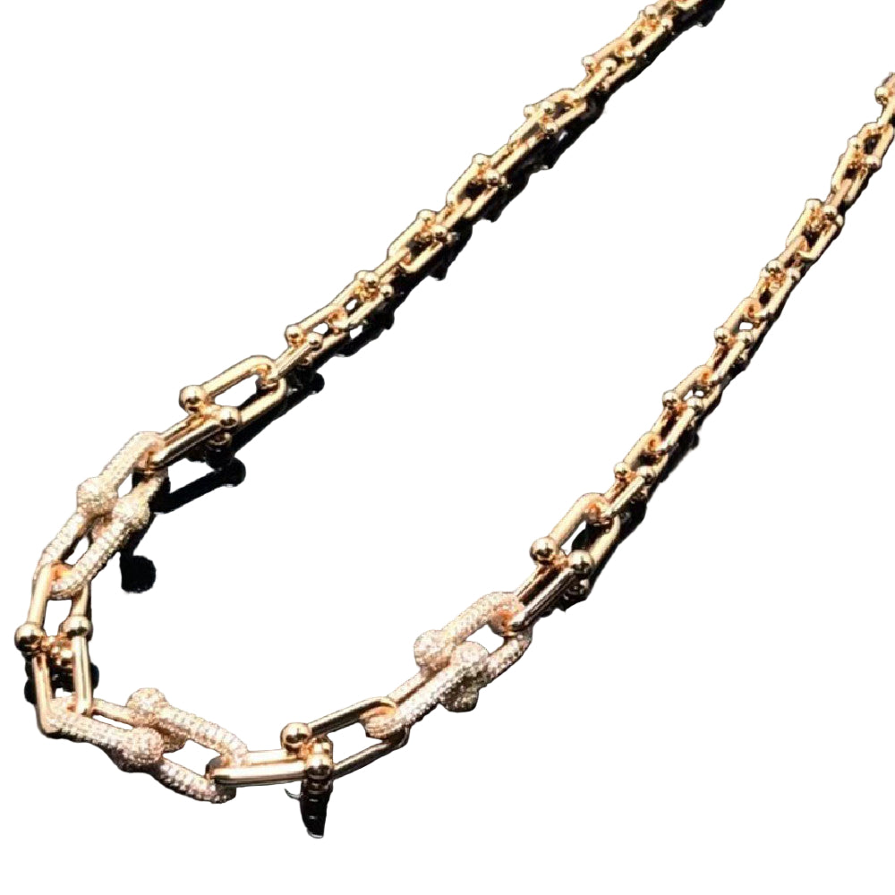 Full Diamond Bamboo Cuban Chain - Mozayn Jewelry