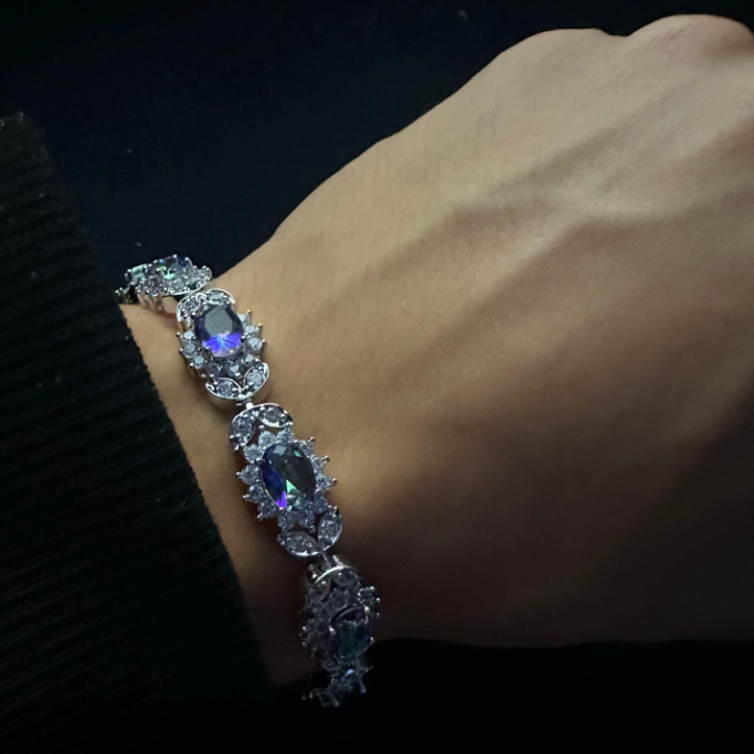Korean Gem Bracelet - Mozayn Jewelry