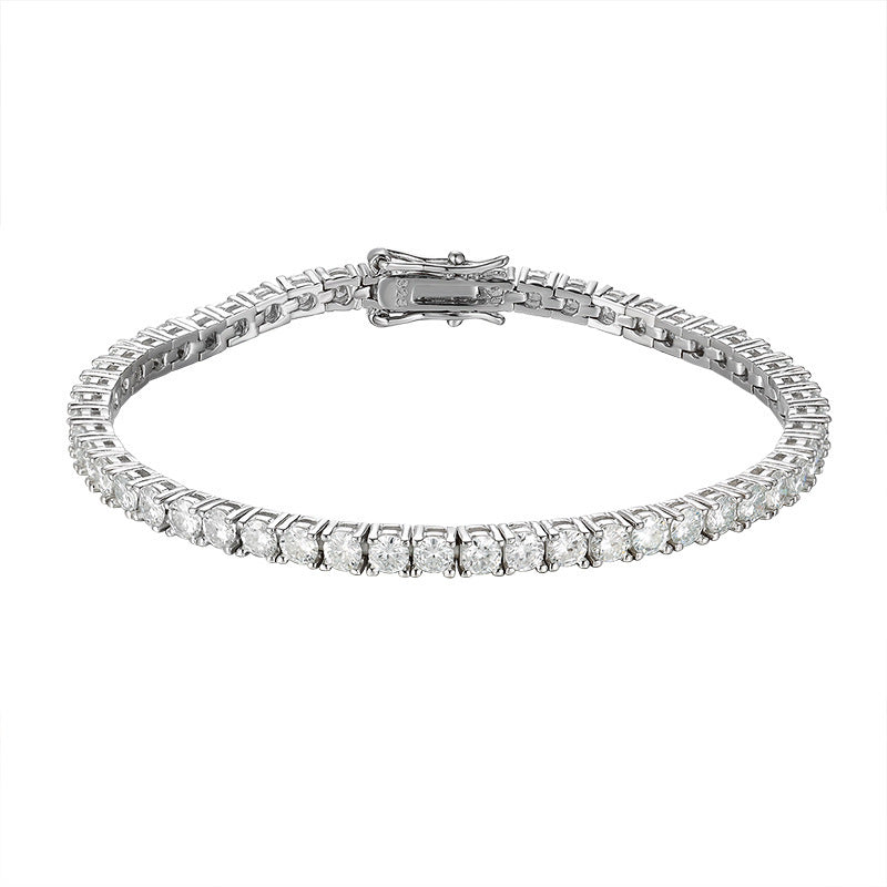 Moissanite Tennis Bracelet S925 Sterling Silver - Mozayn Jewelry