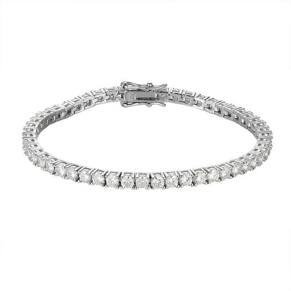 Moissanite Tennis Bracelet S925 Sterling Silver - Mozayn Jewelry