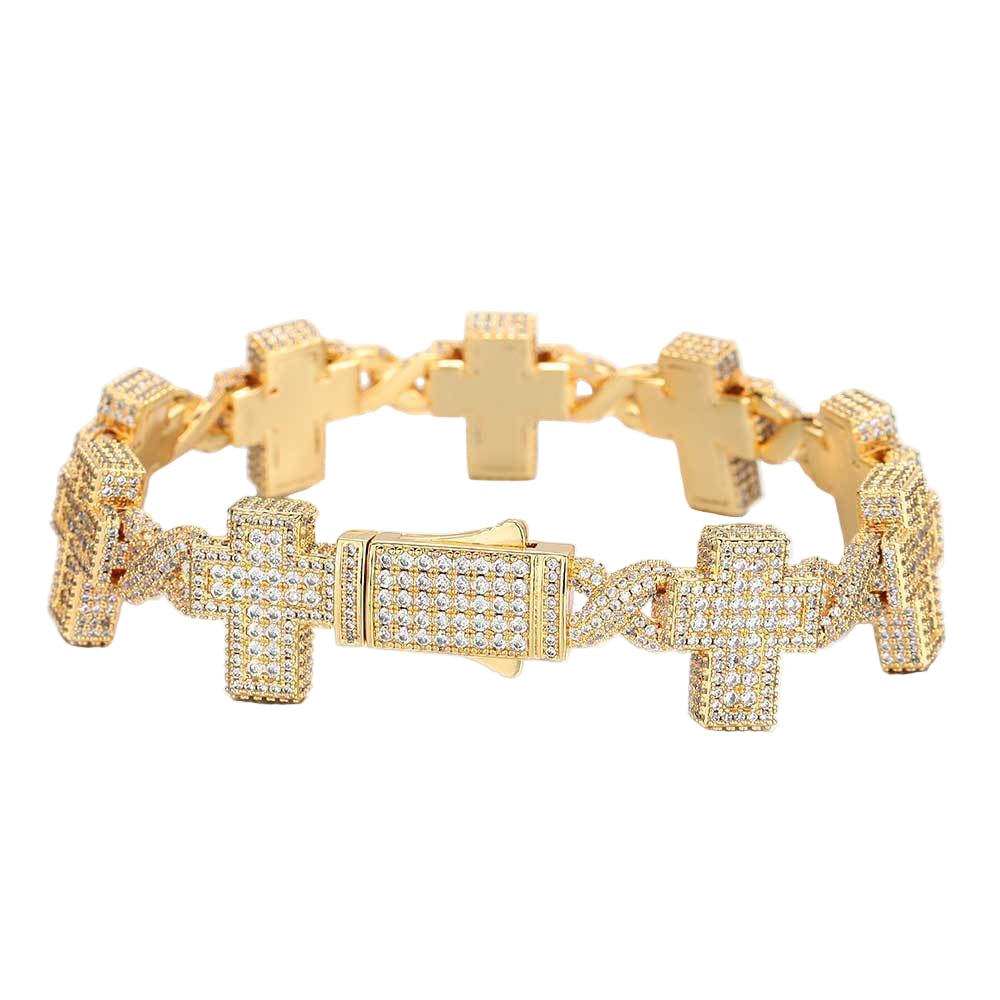 Infinite Cross Bracelet - Mozayn Jewelry