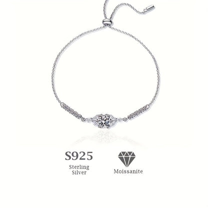 1ct Moissanite S925 Sterling Silver Bracelet - Mozayn Jewelry
