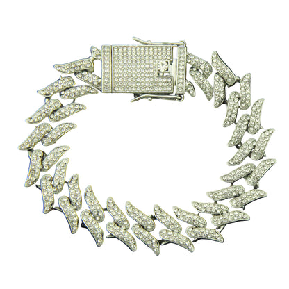 Iced Out Roman Leafs - Mozayn Jewelry